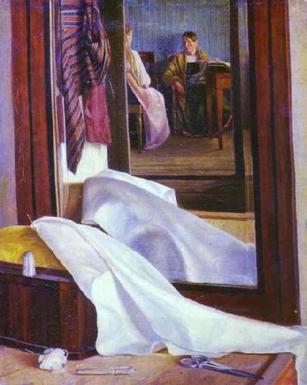 Grigoriy Soroka Reflection in the mirror oil painting picture